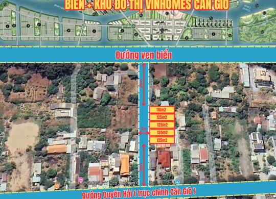 🏡 Đất nền ven biển – Vị trí đẹp gần khu đô thị Vinhome Cần Giờ! 🏡