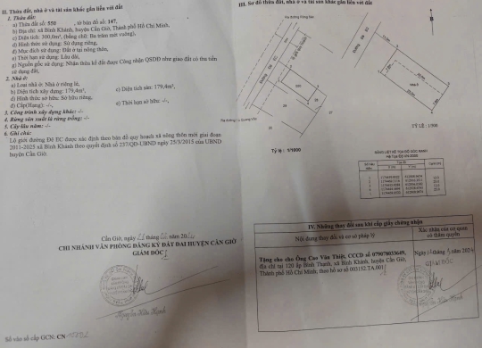 🔥 CẦN BÁN GẤP – ĐẤT ĐẸP BÌNH KHÁNH - CẦN GIỜ 🔥
